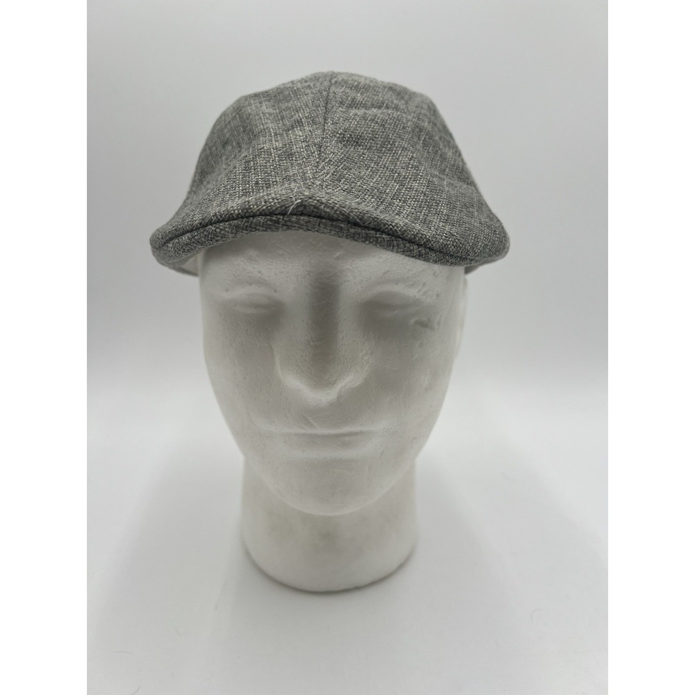 Silverstone‎ Gray Mesh Ivy Newsboy Flat Cap Hat One Size Lightweight